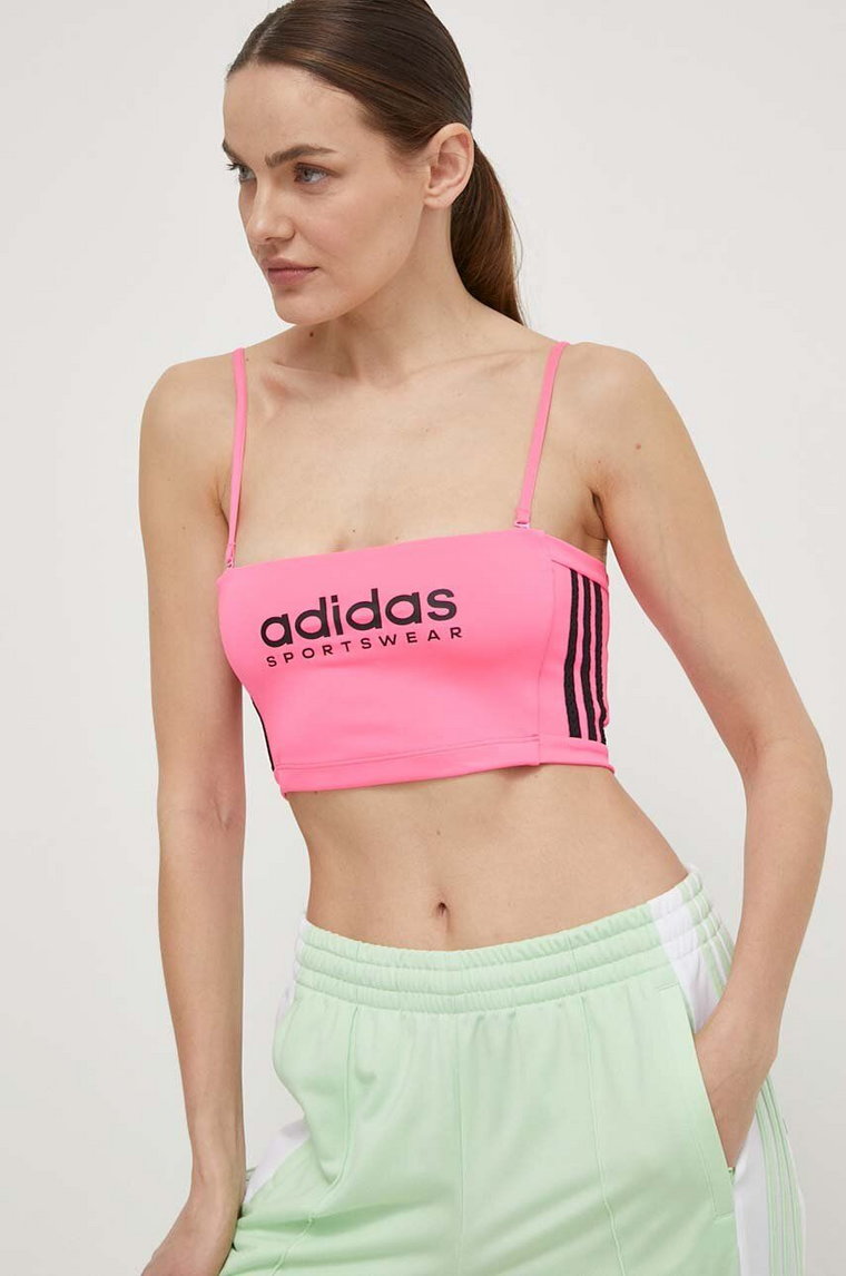 adidas top TIRO damski kolor różowy IS0730