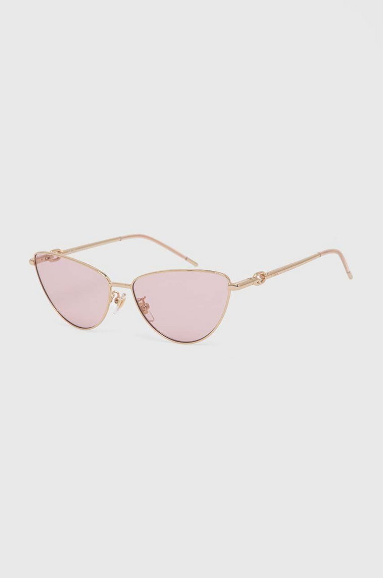Furla okulary przeciwsłoneczne damskie kolor różowy SFU715_59300Y