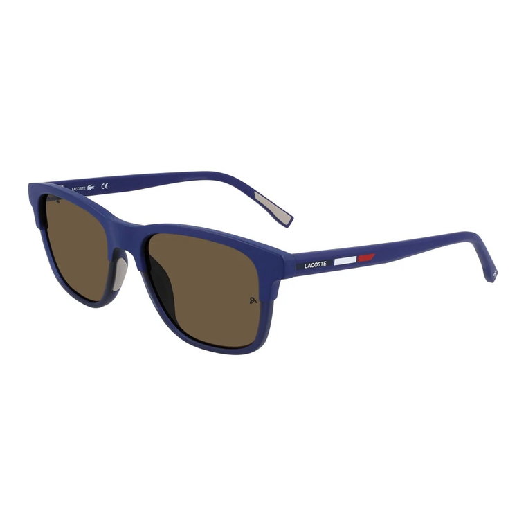 Matte Blue/Brown Okulary przeciwsłoneczne Lacoste