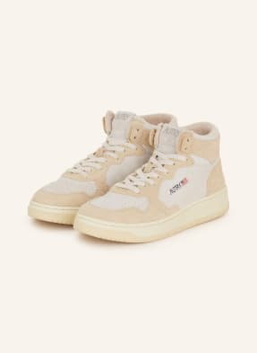 Autry Wysokie Sneakersy Medalist Mid Gg beige