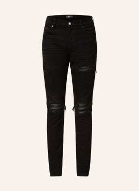 Amiri Jeansy W Stylu Destroyed mx1 Skinny Fit schwarz