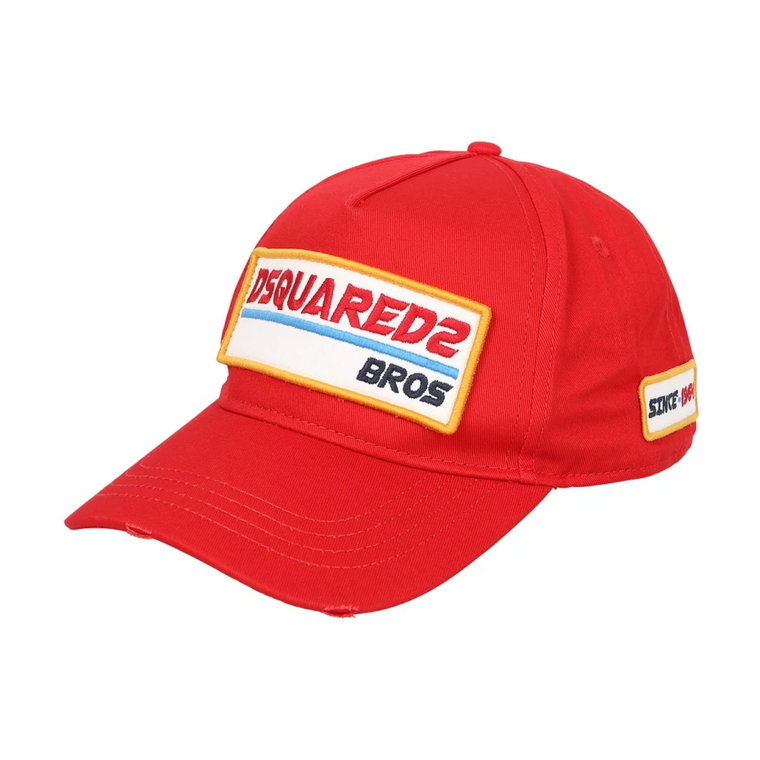 Bros Logo-patch Baseball Cap Dsquared2