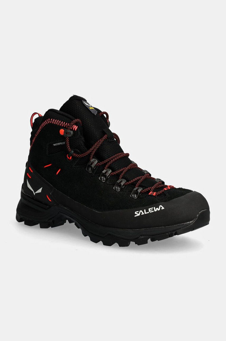 Salewa buty Alp Mate Winter Mid PTX damskie kolor czarny lekko ocieplone