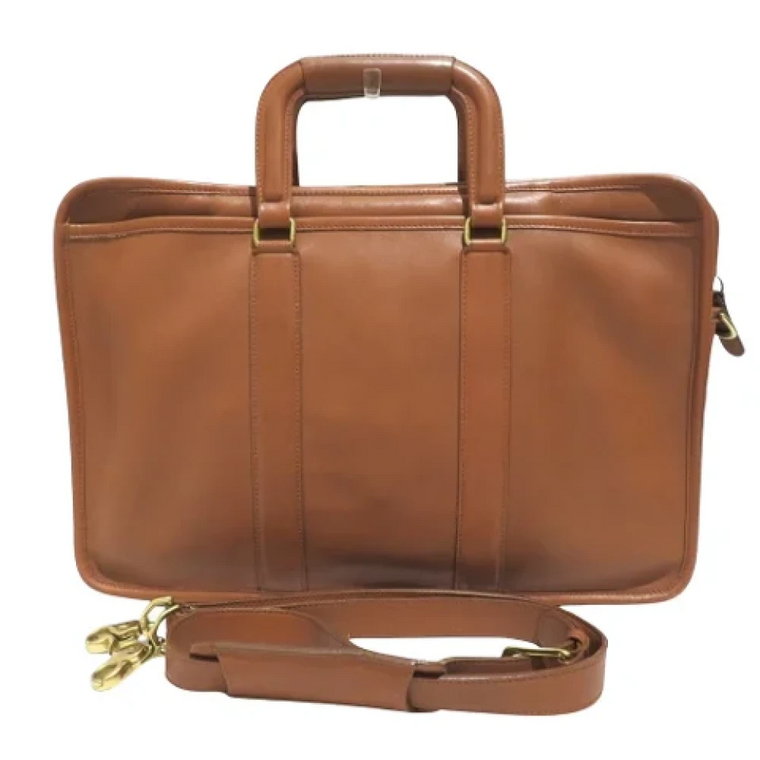 Pre-owned Leather briefcases Coach Pre-owned