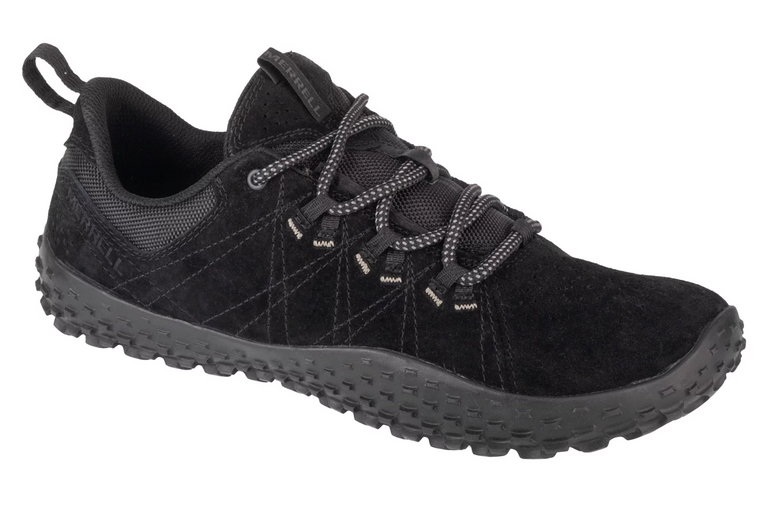 Merrell Wrapt J037753, Męskie, Czarne, buty sneakers, skóra zamszowa, rozmiar: 42