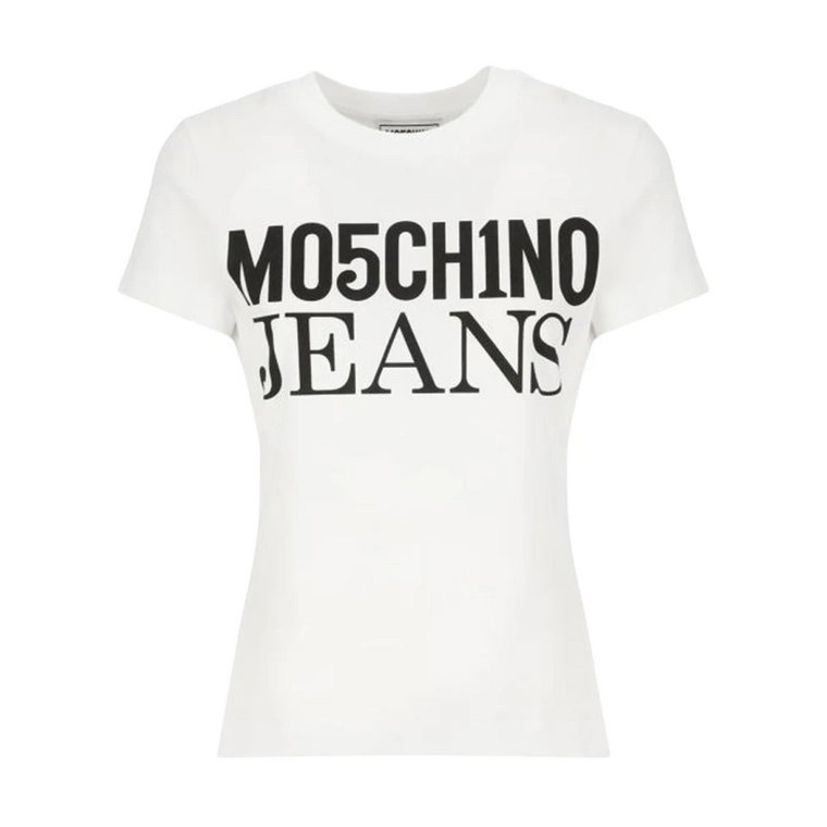 T-shirt z krótkim rękawem Stylowy Komfort Moschino