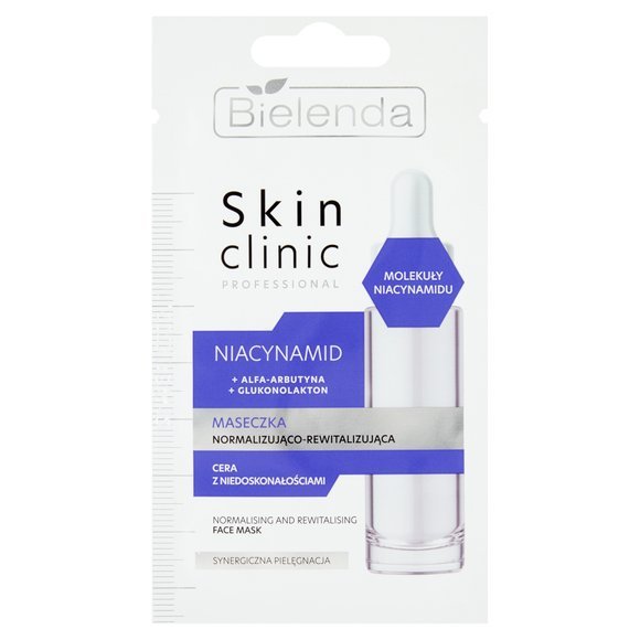 Bielenda, Skin Clinic Professional, Niacynamid, Maseczka Normalizująco Rewitalizująca, 8G