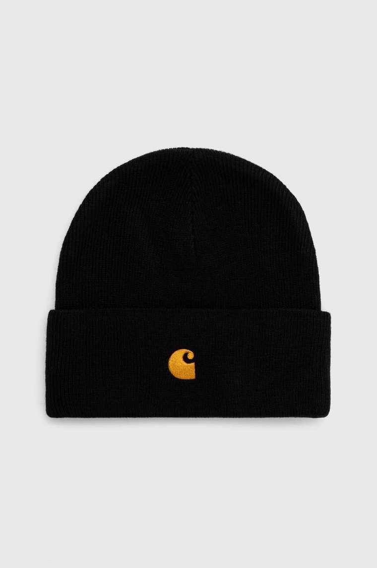 Carhartt WIP czapka Chase Beanie kolor czarny I026222.00FXX