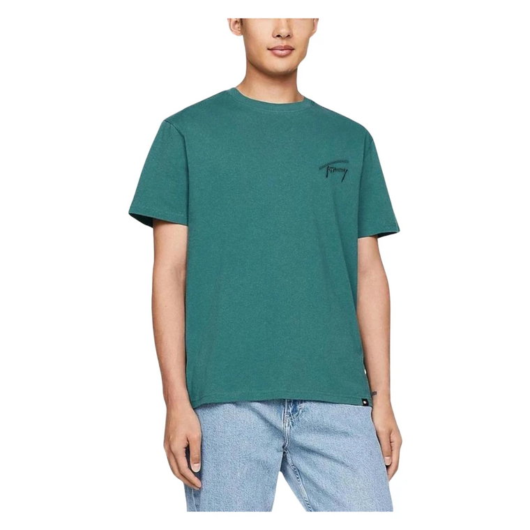 Signature Bawełniany T-shirt Kolekcja Wiosna/Lato Tommy Jeans