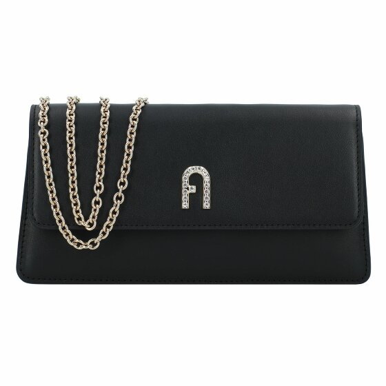 Furla Diamante Torba na ramię Skórzany 22 cm nero