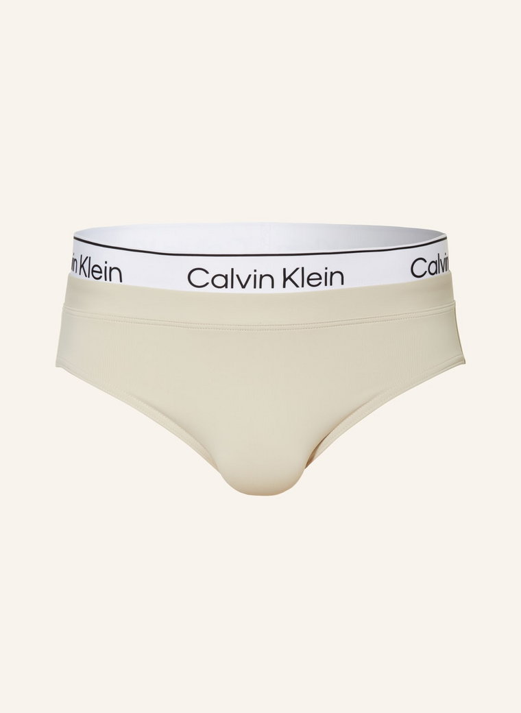 Calvin Klein Kąpielówki Slipy Ck Meta Lecacy beige