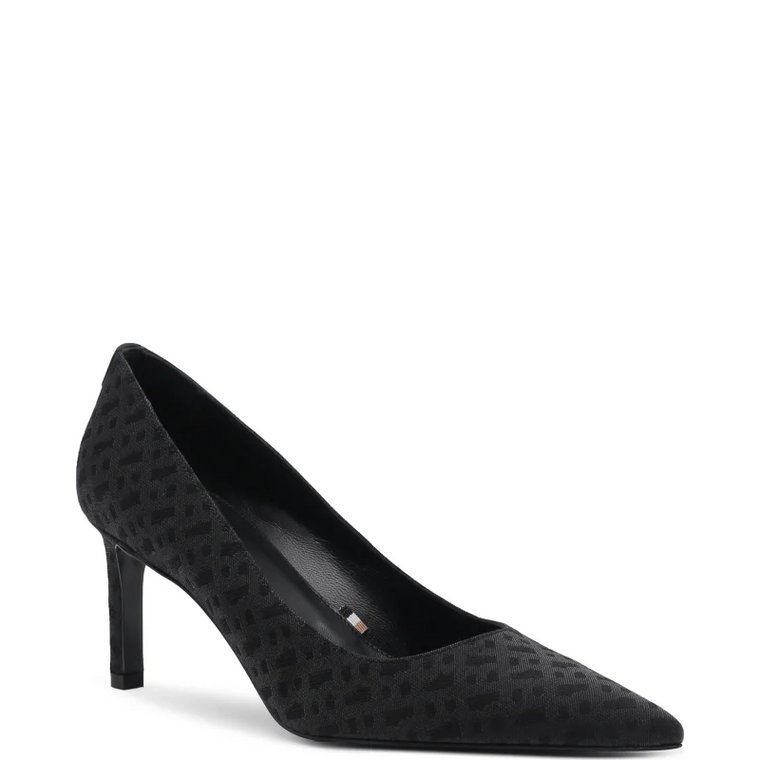 BOSS BLACK Skórzane szpilki Janet Pump 70-JMN