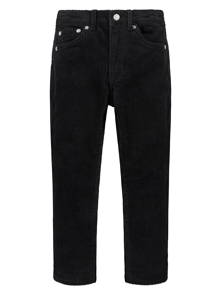 Levi's Kids Spodnie sztruksowe w kolorze czarnym