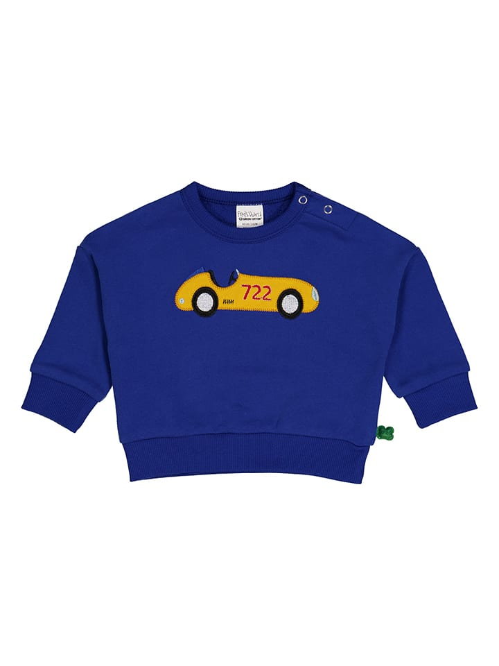 Freds World by GREEN COTTON Bluza "Motor" w kolorze niebieskim