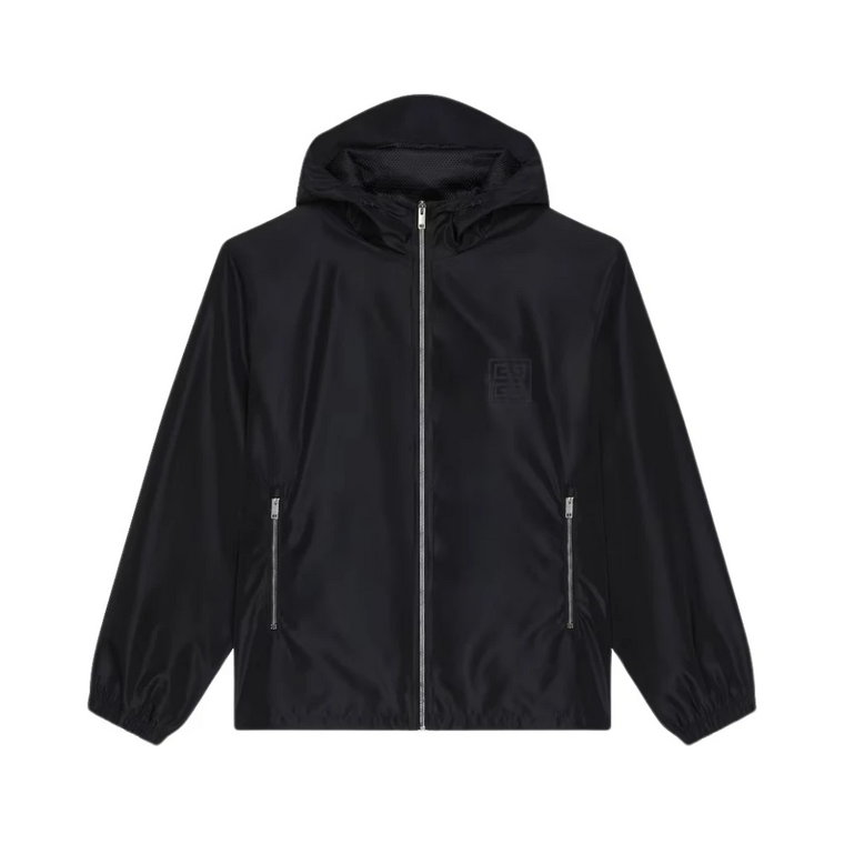 Emblem Hooded Windbreaker Givenchy