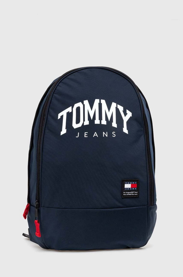 Tommy Jeans plecak męski kolor granatowy duży z nadrukiem AM0AM12129