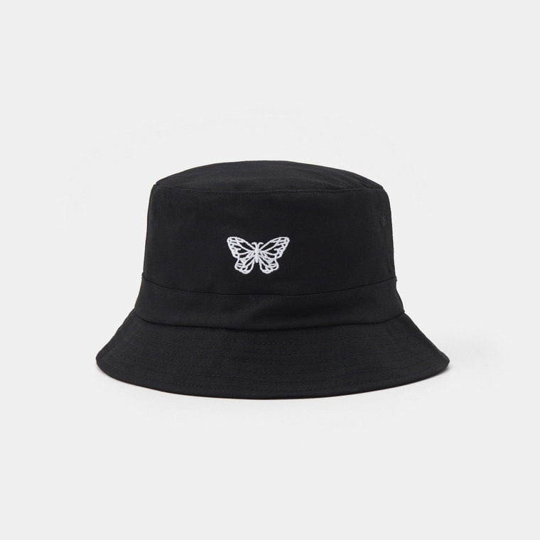 Sinsay - Kapelusz bucket hat - Czarny