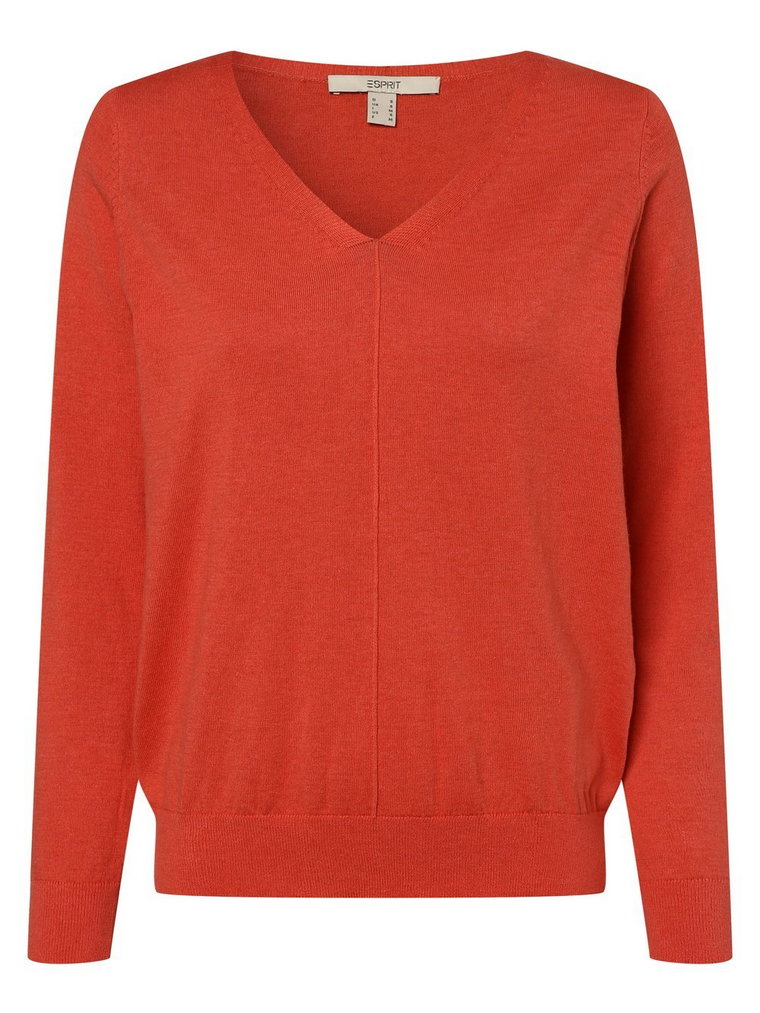 Esprit Casual - Sweter damski, czerwony