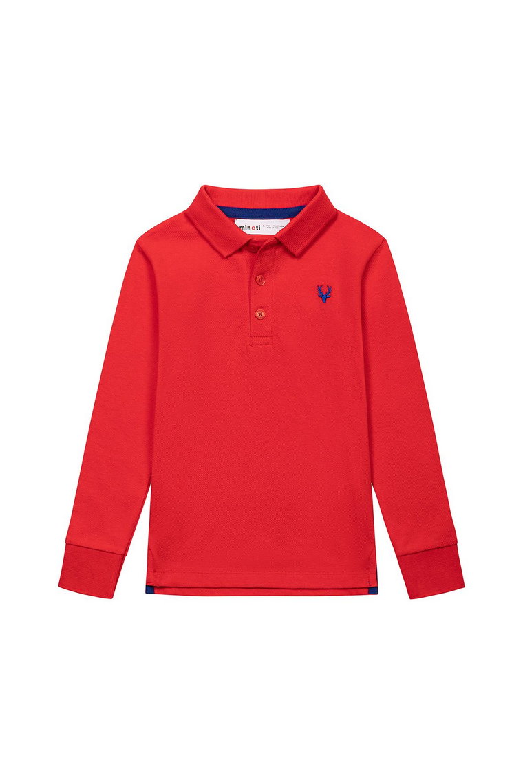 Bawełniana bluzka dla chłopca czerwona