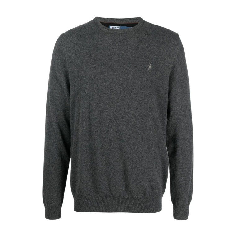 Szare Swetry LS CN Pp-Long Sleeve-Pullover Polo Ralph Lauren