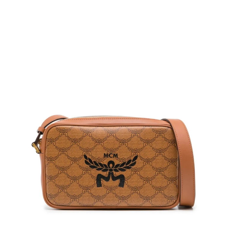 Elegancka Torba Skórzana Cognac MCM