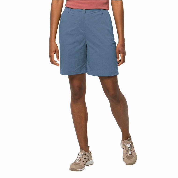 Krótkie spodenki damskie Jack Wolfskin DESERT SHORTS W elemental blue - 34