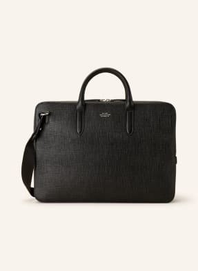 Smythson Torba Na Laptop Panama schwarz