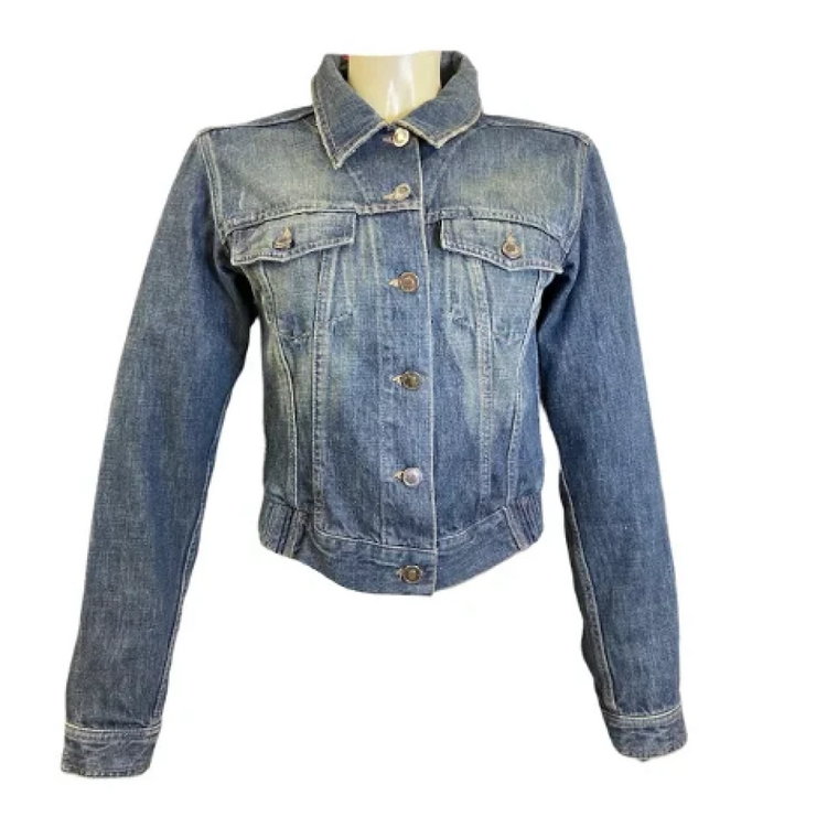 Pre-owned Denim outerwear Gucci Vintage