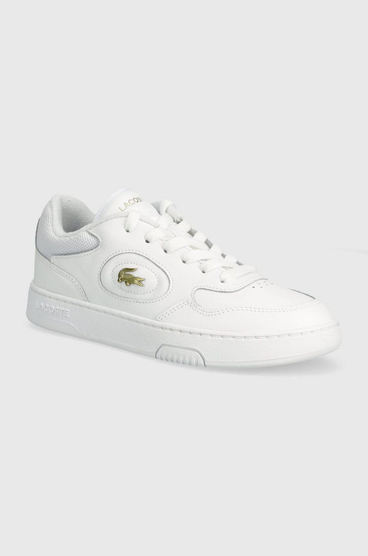 Lacoste sneakersy skórzane Lineset Leather kolor biały 47SFA0083