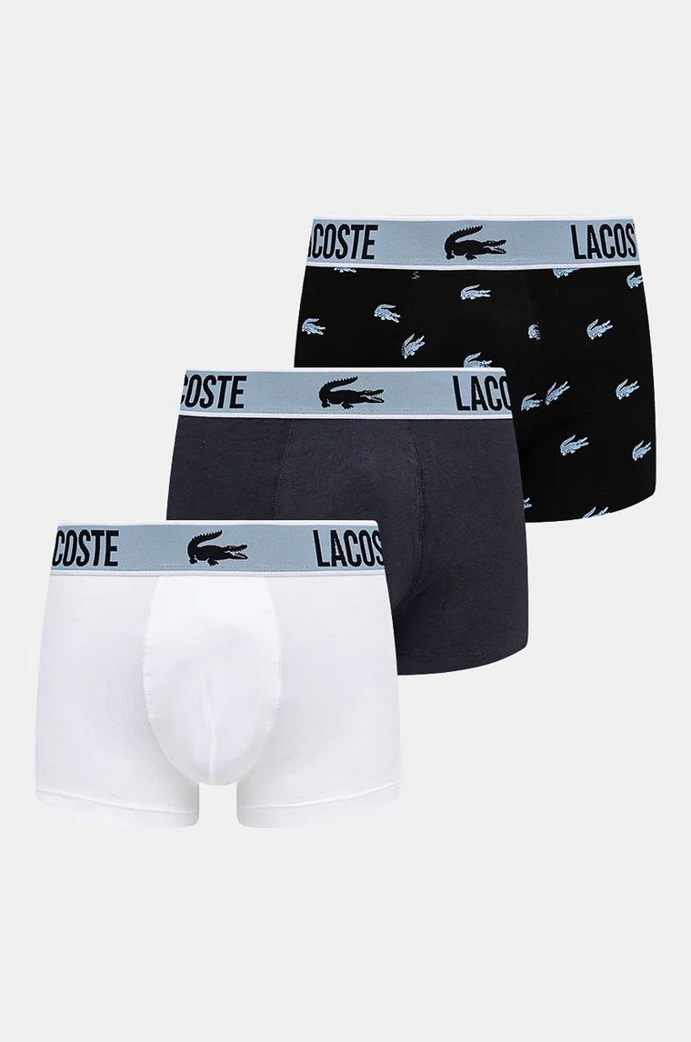 Lacoste bokserki 3-pack męskie kolor biały 5H5152