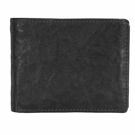 Harold's Submarine Wallet I Leather 12 cm schwarz