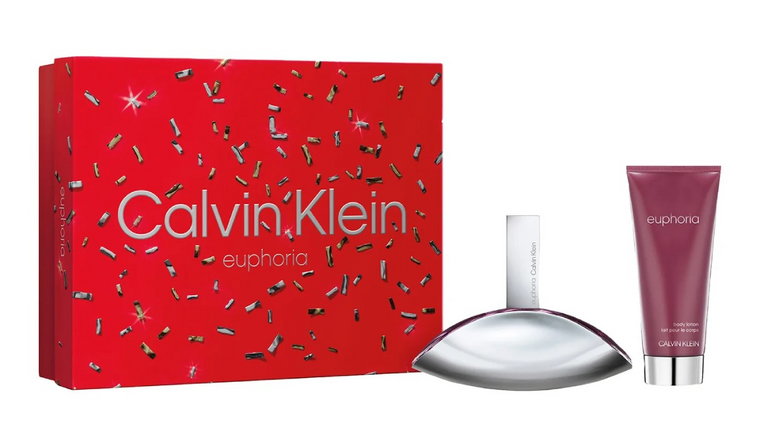 Calvin Klein - zestaw (Euphoria woda perfumowana 50ml + Balsam do ciała 100ml)