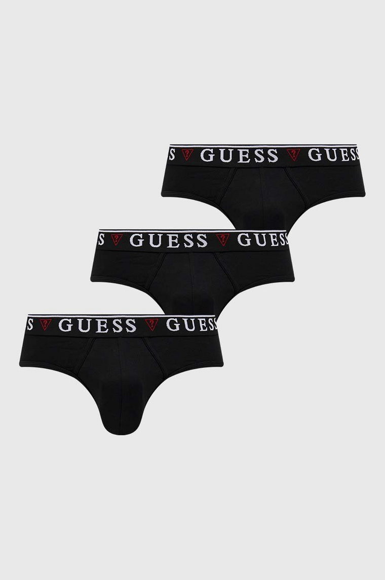 Guess slipy 3-pack BRIAN męskie kolor czarny U97G00 KCD31