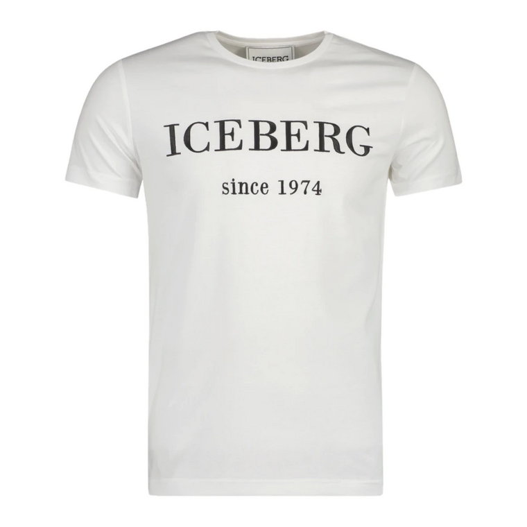 Koszulka męska 5D Biało-Czarna Iceberg