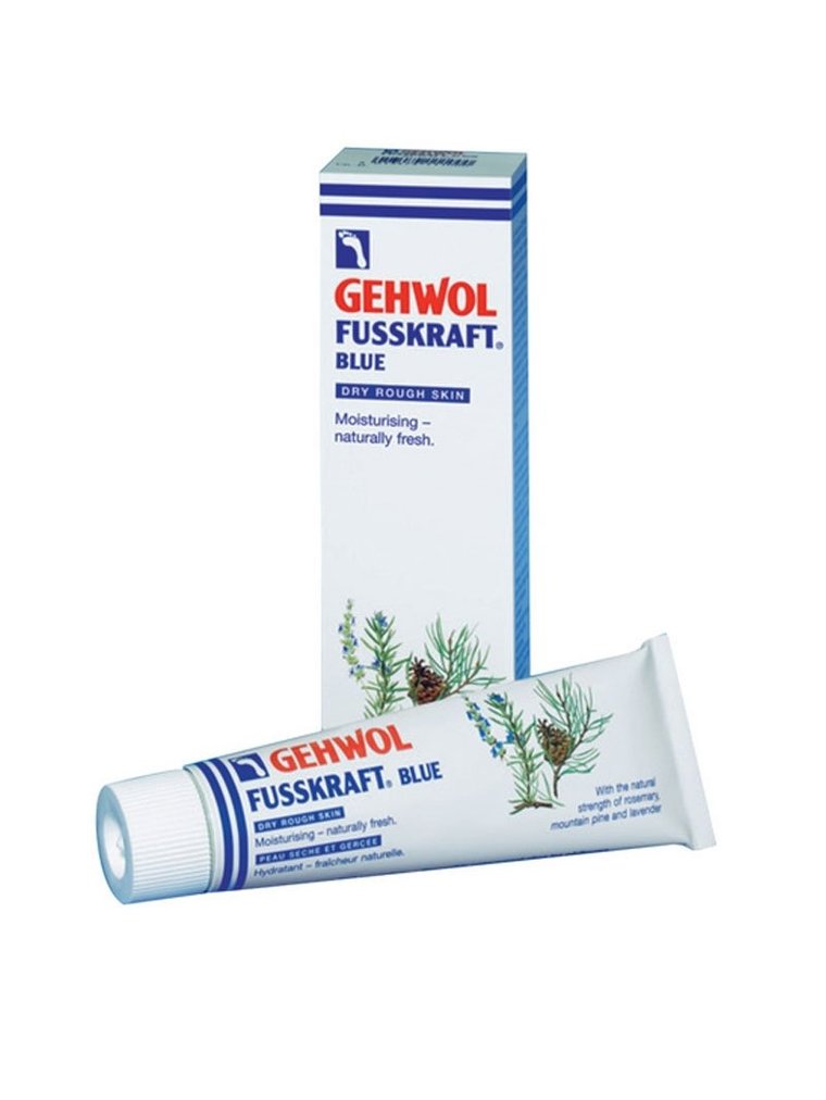 Gehwol, Fusskraft Blue, krem do leczenia suchej i szorstkiej skóry na stopach i piętach, 75 ml