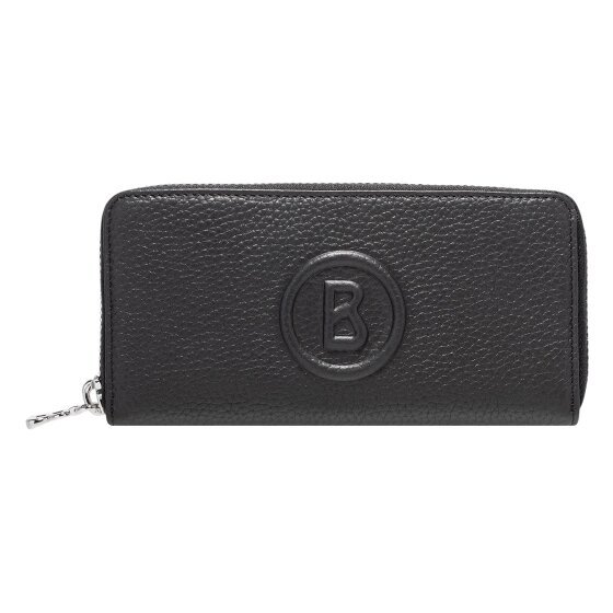 Bogner Bozen Ela Portfel Ochrona RFID Skórzany 19 cm black