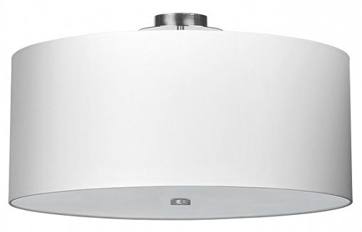 Biały minimalistyczny plafon LED 70 cm - EX677-Otti