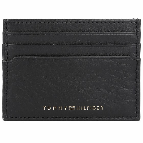 Tommy Hilfiger TH Premium Etui na karty kredytowe Skórzany 10 cm black