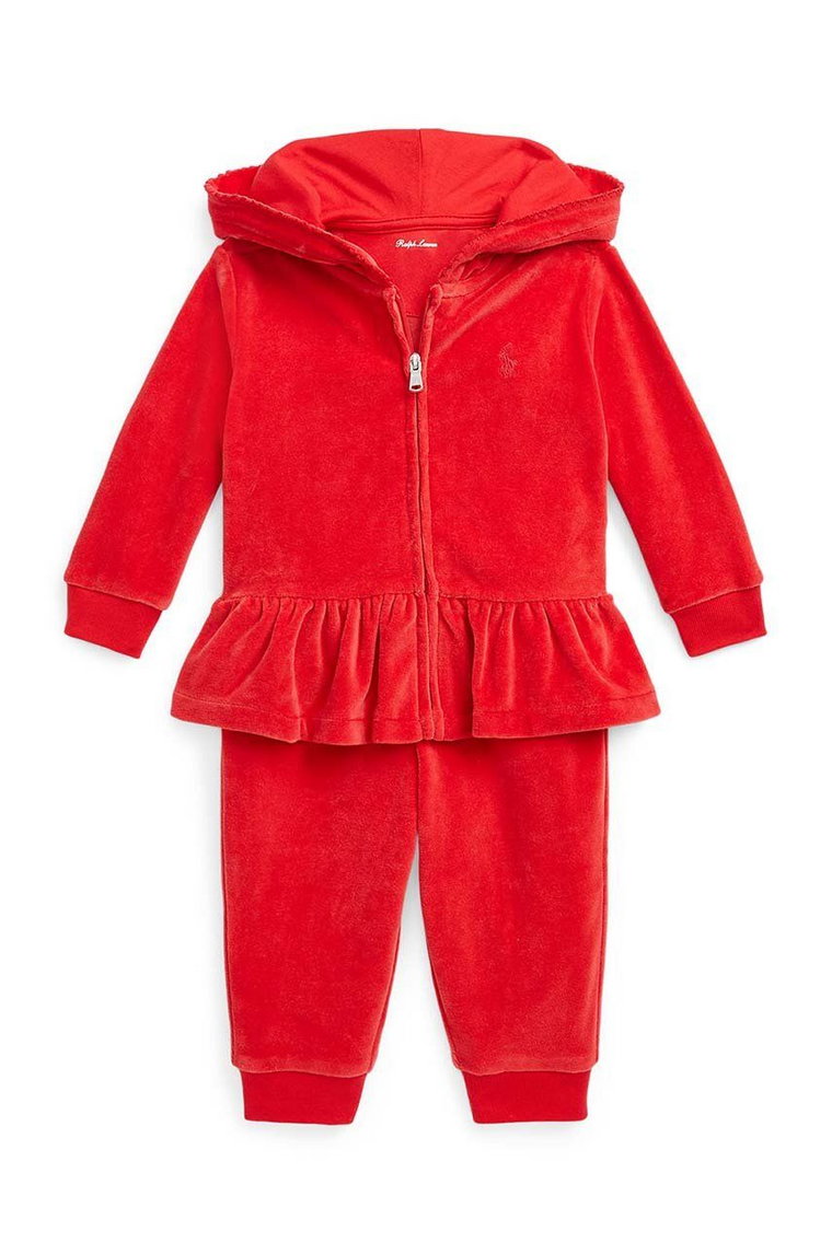 Polo Ralph Lauren dres niemowlęcy kolor czerwony