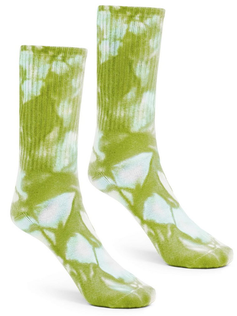 Długie Skarpetki Jasne Zielone Urban Socks Tie Dye
