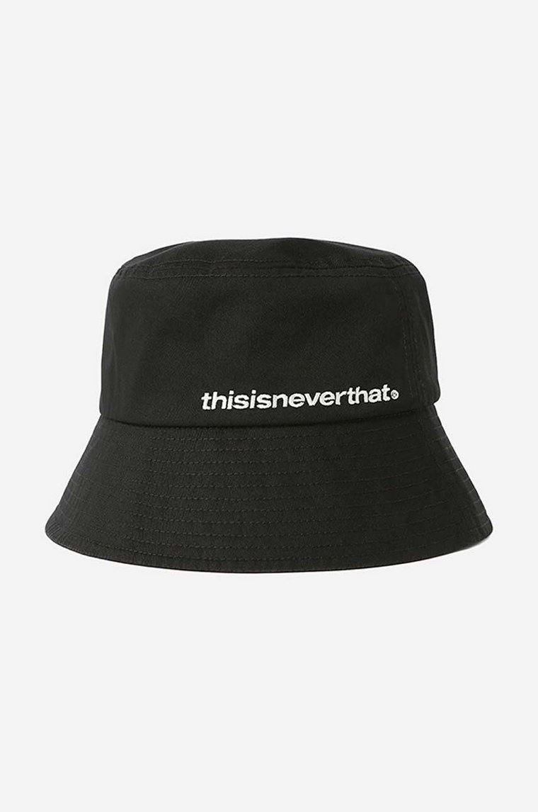 thisisneverthat kapelusz bawełniany Long Bill Bucket Hat kolor czarny bawełniany TN221WHWBK02-BLACK