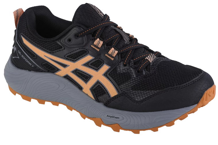 ASICS Gel-Sonoma 7 1012B413-003, Damskie, Czarne, buty do biegania, przewiewna siateczka, rozmiar: 37