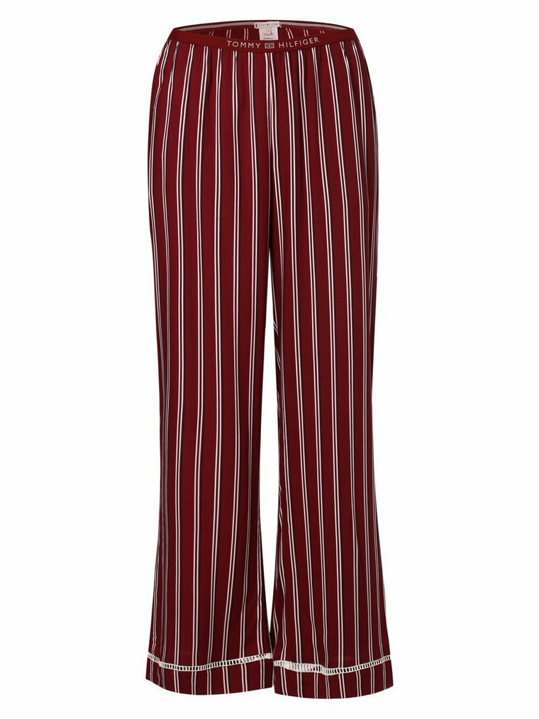 Tommy Hilfiger - Damskie spodnie od piżamy, czerwony