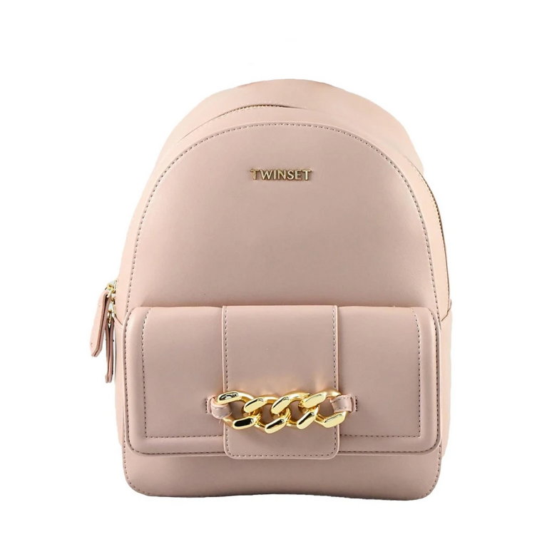 Women&#39;s Antique Pink Backpack Twinset