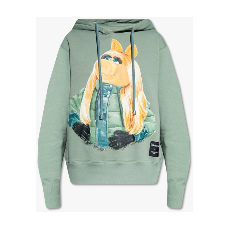 The Muppets Motif Hoodie Moncler