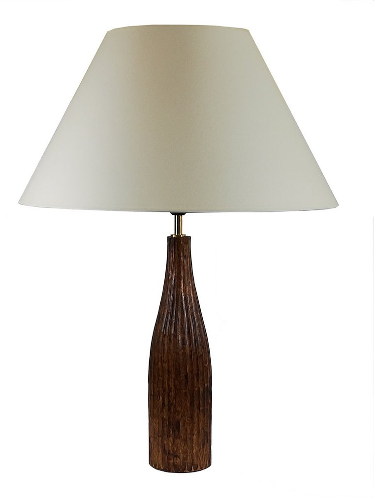 Lampa DREWNIANA nocna stołowa 863D