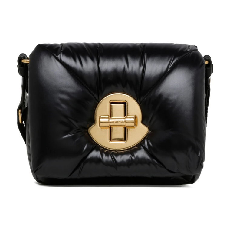 Czarna Puf Crossbody Bag Moncler