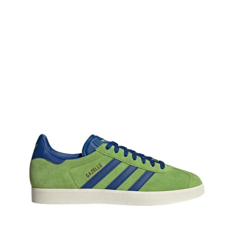 Męskie Zielone Zamszowe Sneakersy Gazelle Gy7372 Adidas Originals