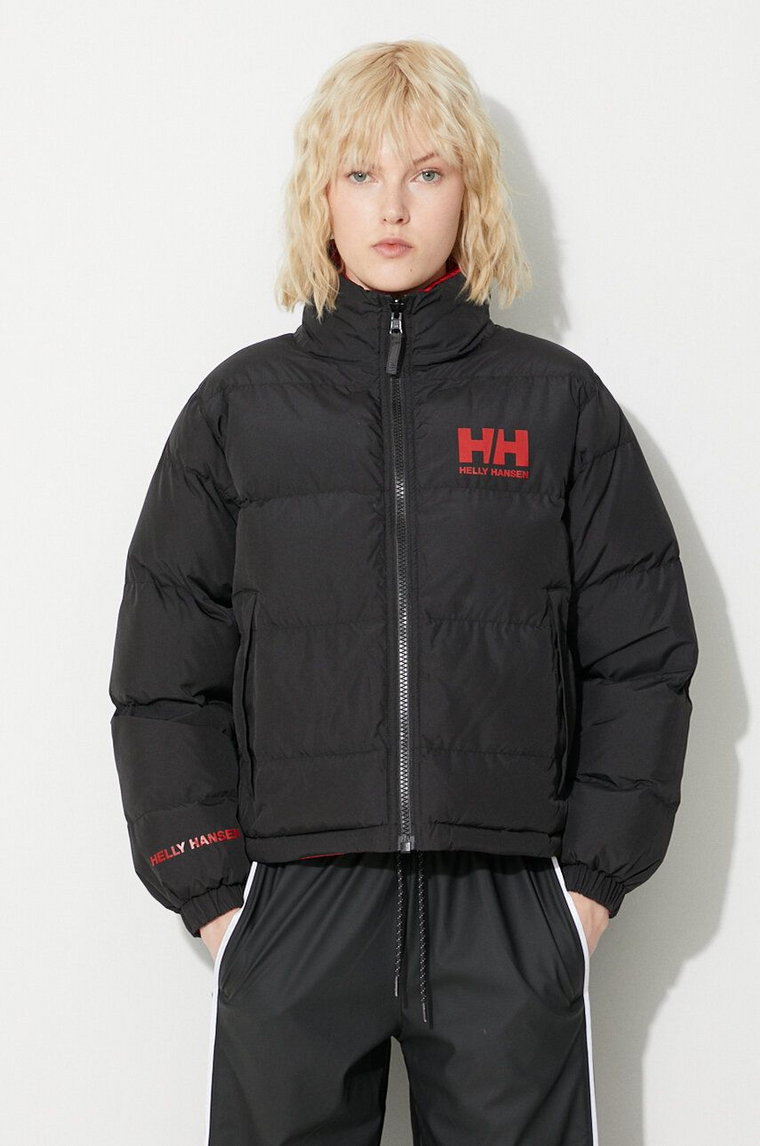 Helly Hansen kurtka dwustronna damska kolor czarny zimowa 29664-406