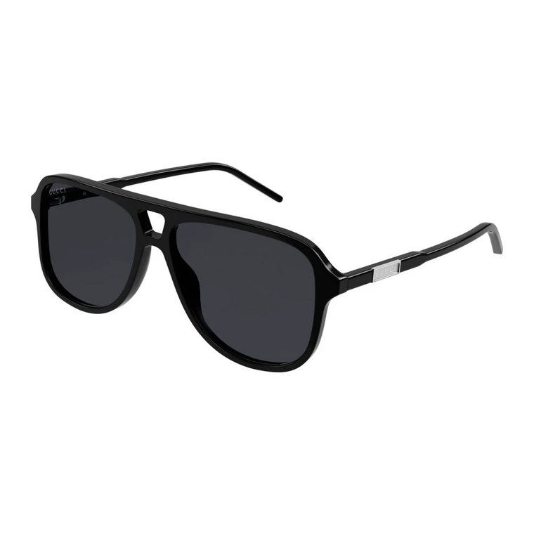 Czarne Szare Okulary przeciwsłoneczne Gg1156S 001 Gucci